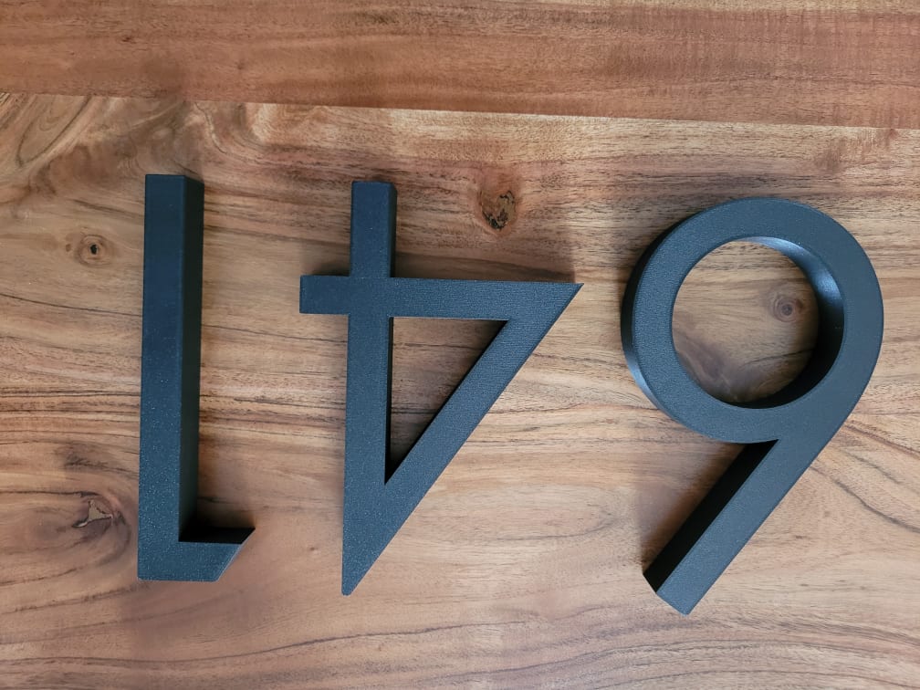 Chiffre d'adresse extérieur 12 Po