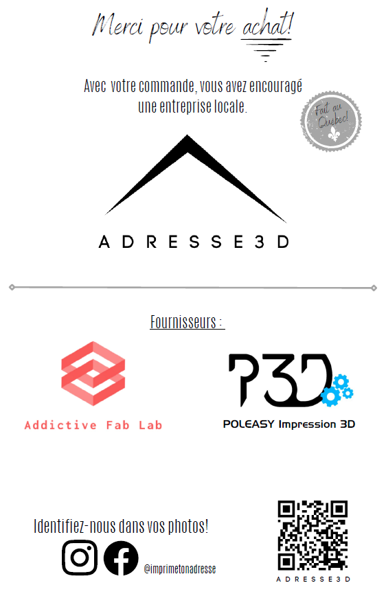 Chiffre d'adresse extérieur 12 Po